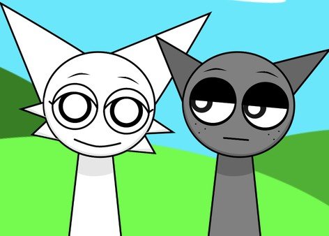 Sprunki Wenda loves Gray